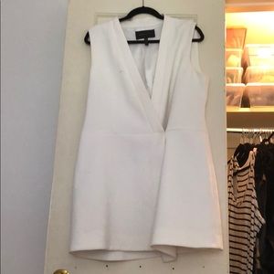 tailored silhouette wrap dress